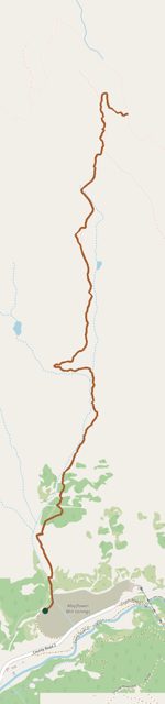 Mapped layout of Boulder Gulch