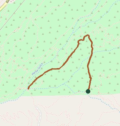 Mapped layout of Meadow Loop