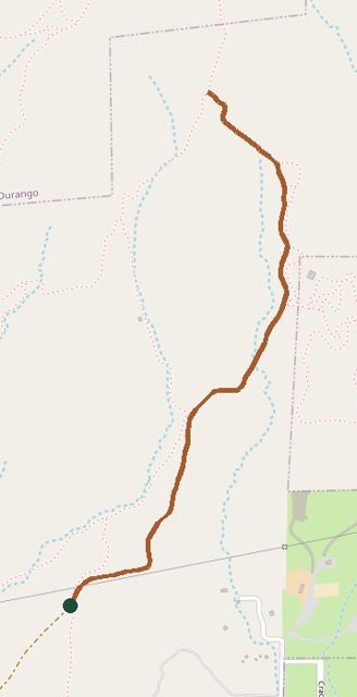Mapped layout of Grandview Ridge Road