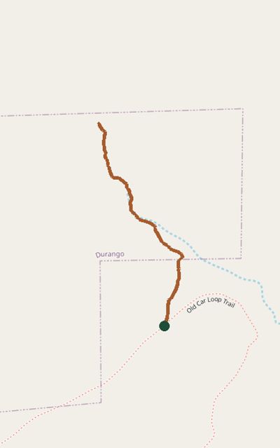 Mapped layout of Old Car Loop