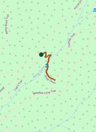 Mapped layout of Drop Over Trail