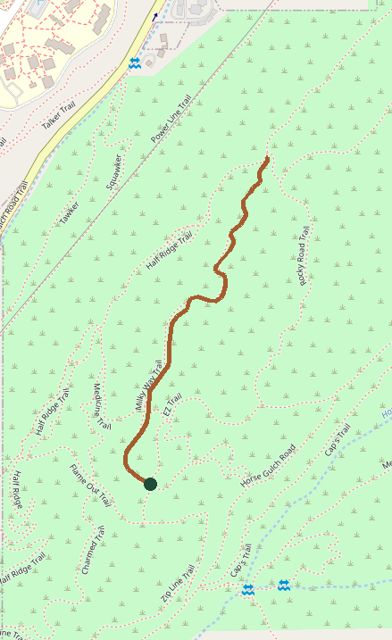 Mapped layout of Milky Way Trail