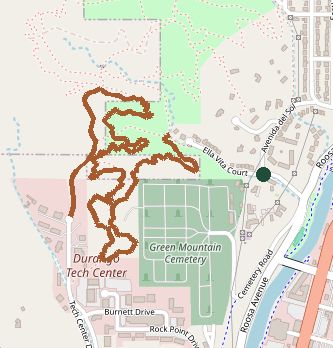 Mapped layout of Spirit Trail